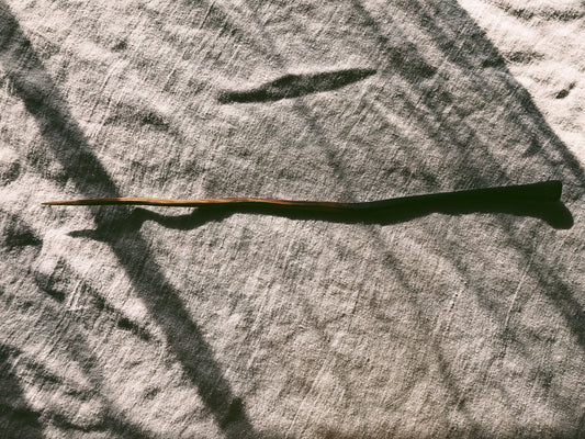 Handcarved Osage Bois D’Arc Wand