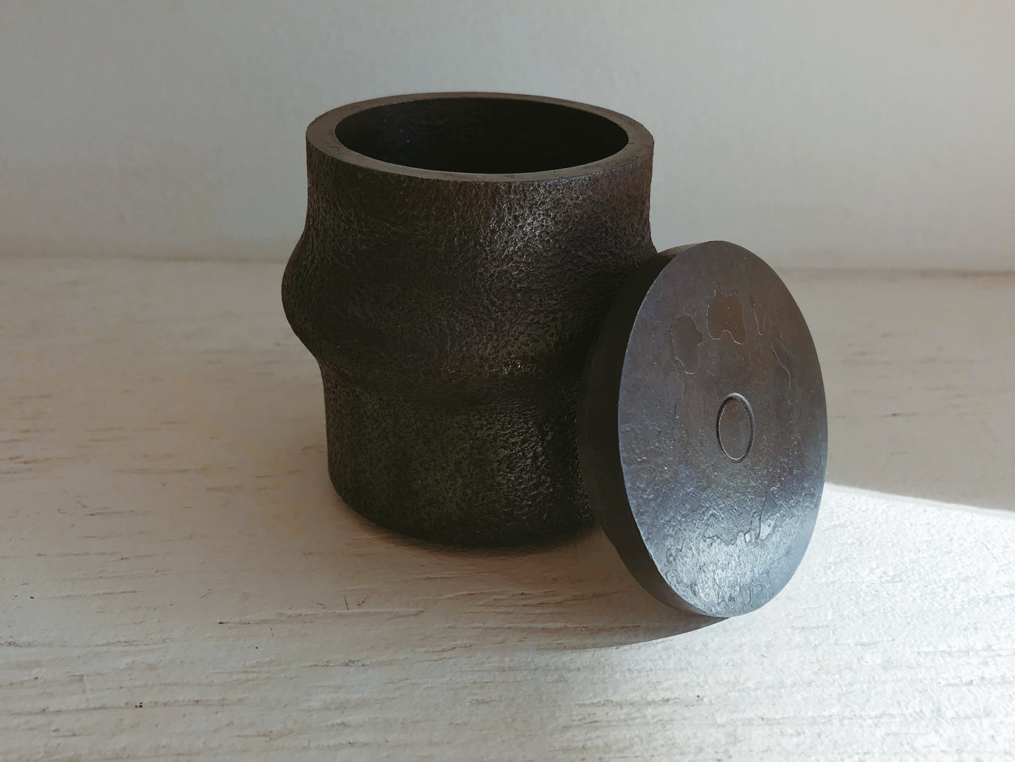 Forged Iron Large Medicine Jar