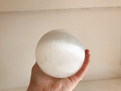 Large Selenite Sphere