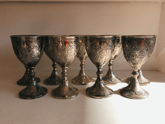 Medieval Silverplate Chalice