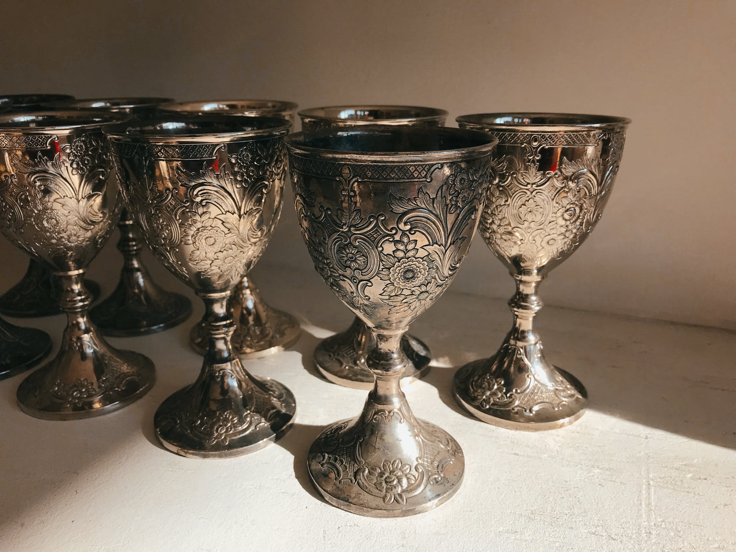 Medieval Silverplate Chalice