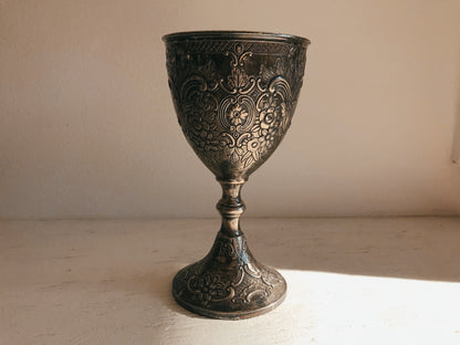 Medieval Silverplate Chalice