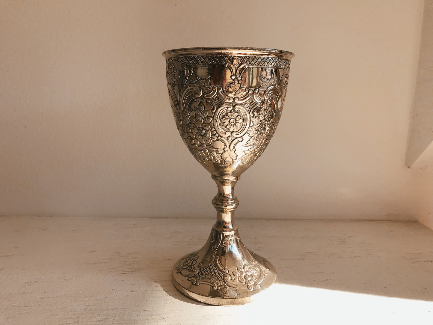 Medieval Silverplate Chalice