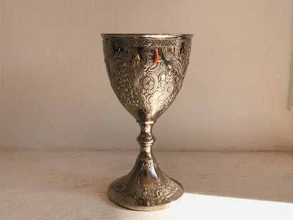 Medieval Silverplate Chalice