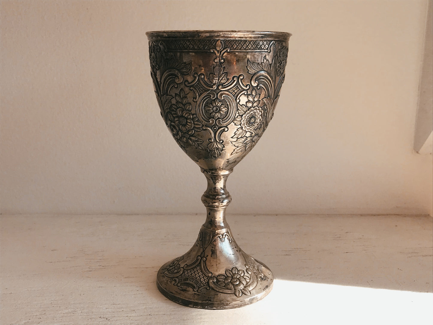 Medieval Silverplate Chalice