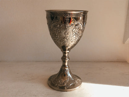 Medieval Silverplate Chalice