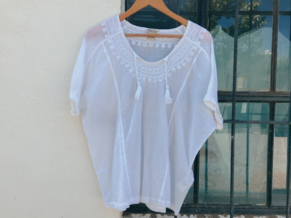 Lucky Brand Short Sleeve Blouse