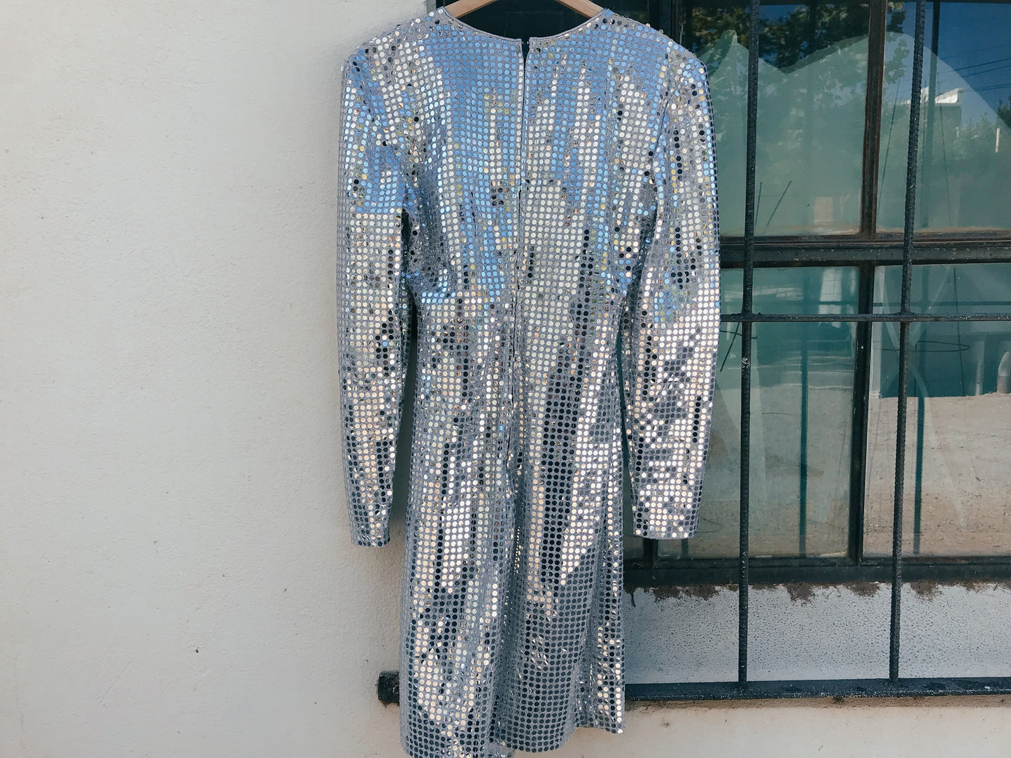 WD2 by Diamond Silver Sequin Dress