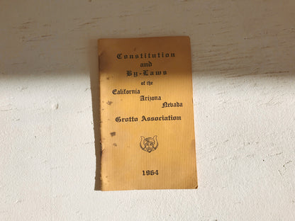 Constitution and By-Laws of the California, Arizona, Nevada Grotto Association