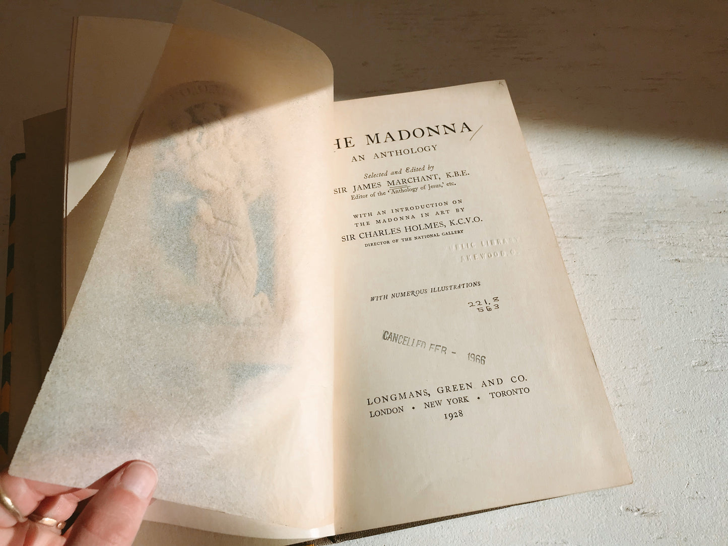 The Madonna: An Anthology by Sir James Marchant - 1928