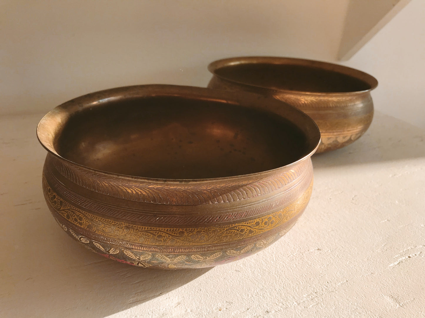 Etched Brass Bowl