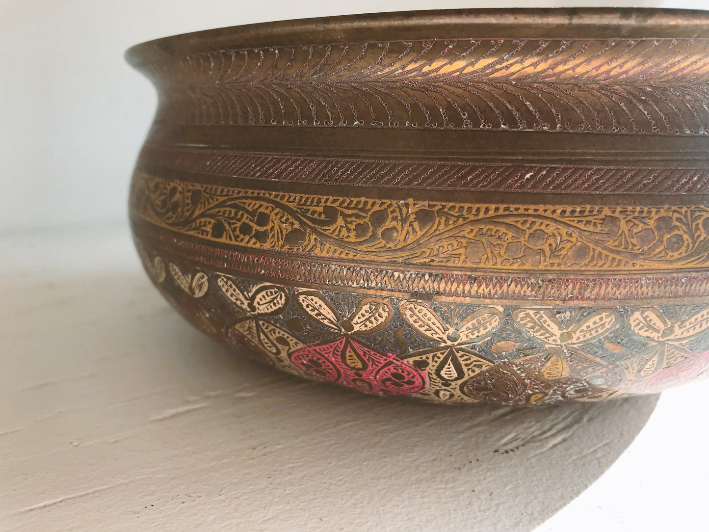 Etched Brass Bowl