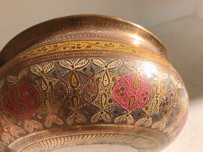 Etched Brass Bowl