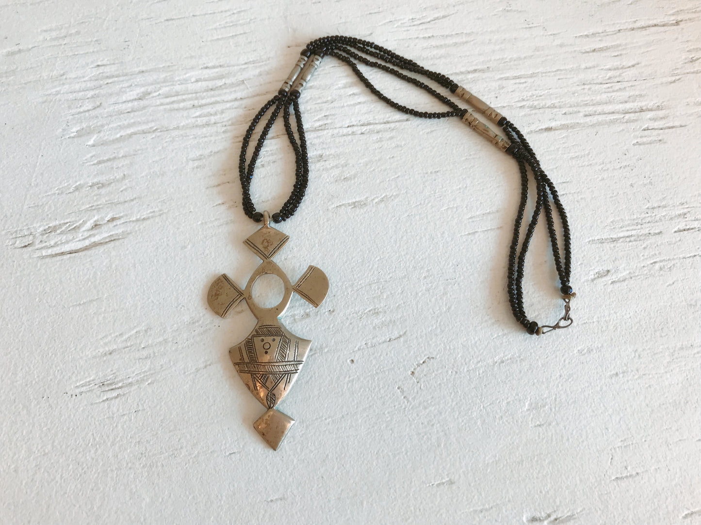 Tuareg Taghment Cross Necklace