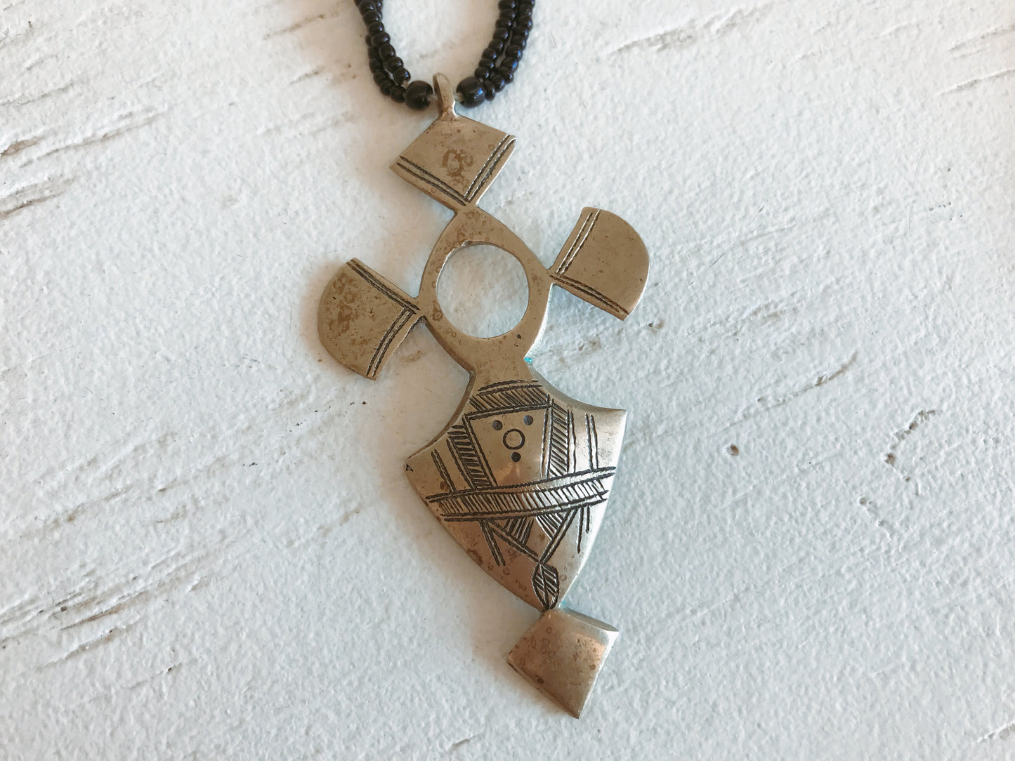 Tuareg Taghment Cross Necklace