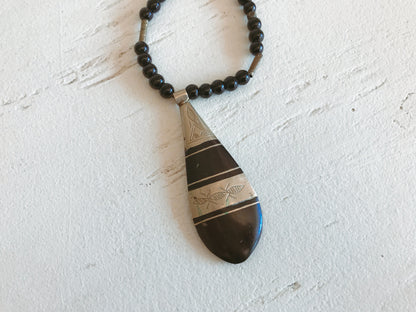 Tuareg Ebony Amulet Necklace