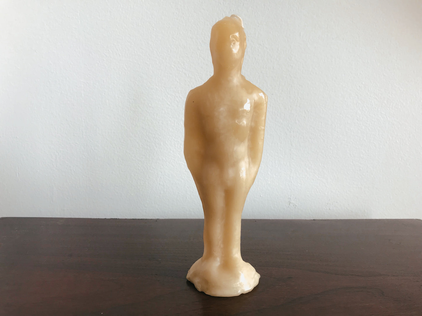 Yellow Male Figure Candle